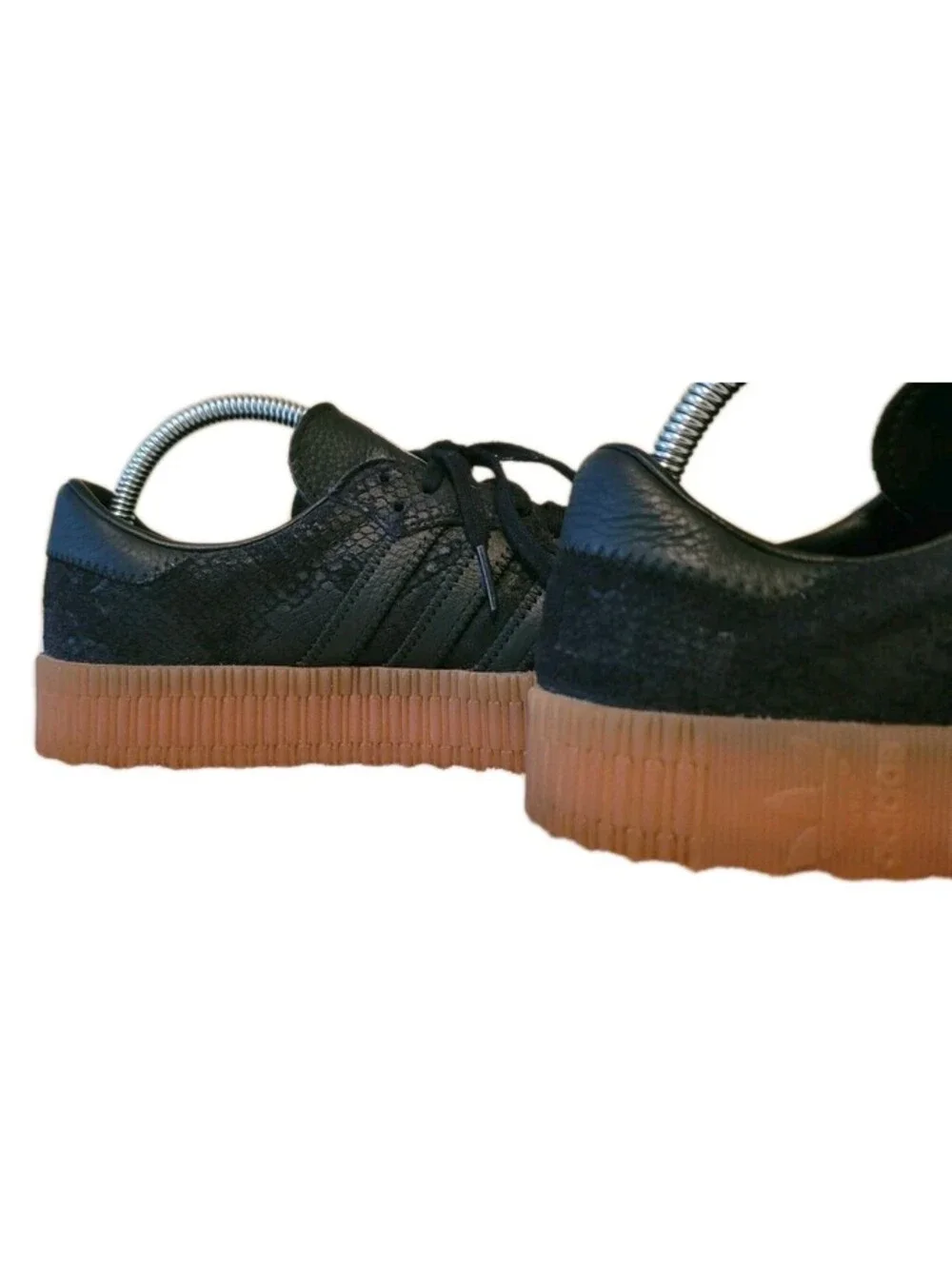 Adidas Women's US 8 Sambarose Sneakers Core Black Gum Soles ART B28157